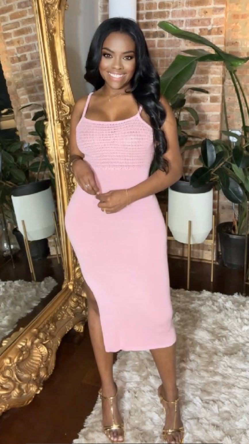 All Yours Knit Midi Dress