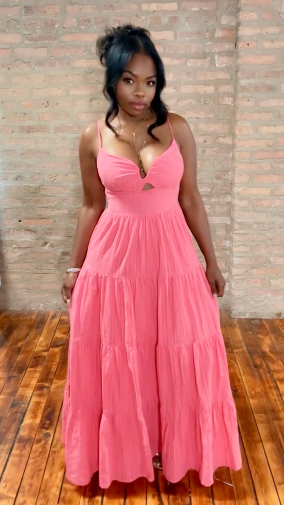 Pink Paradise Maxi Dress – Thrifty Girl Online